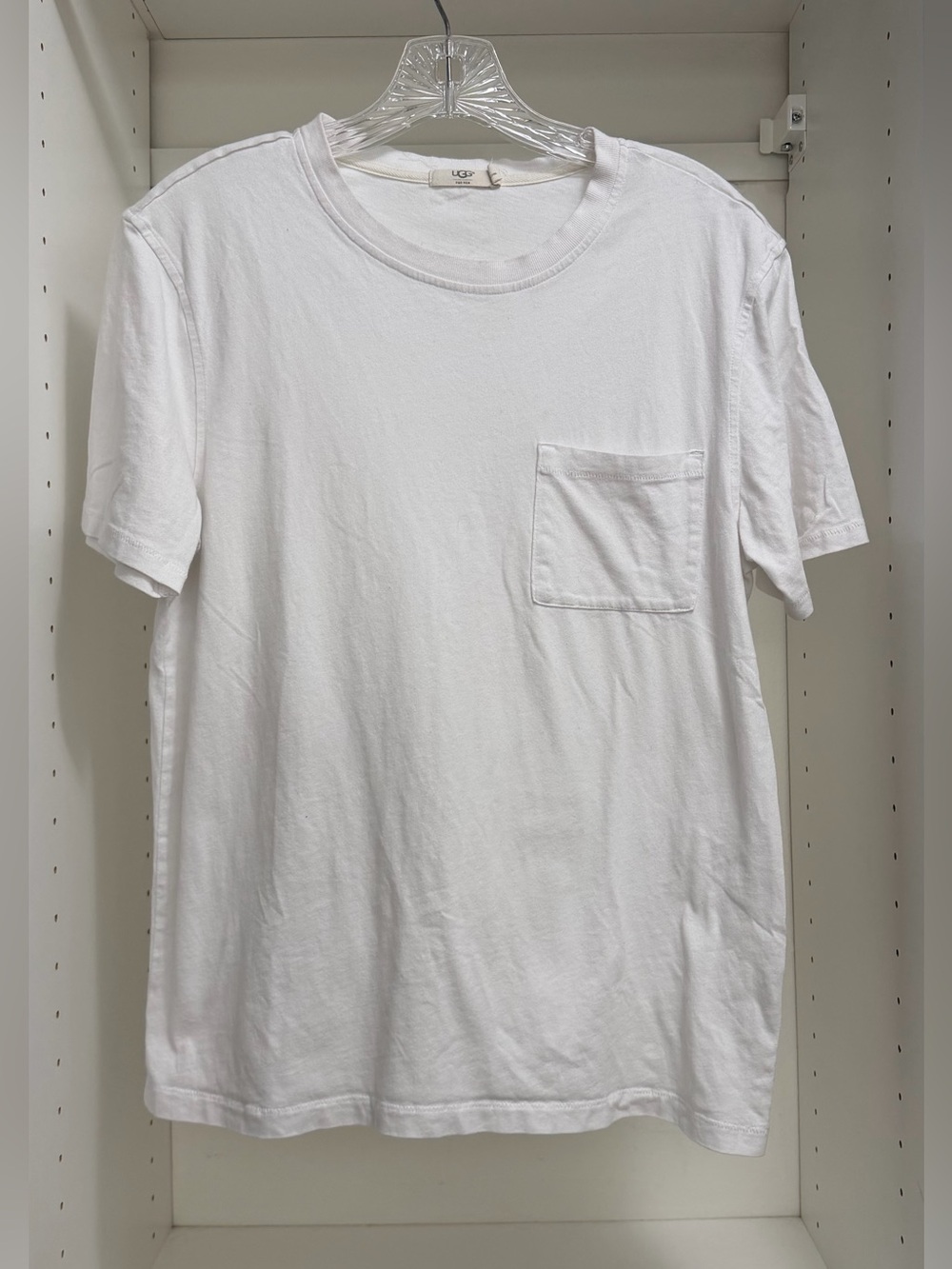 Men’s White UGG pocket tee in size S